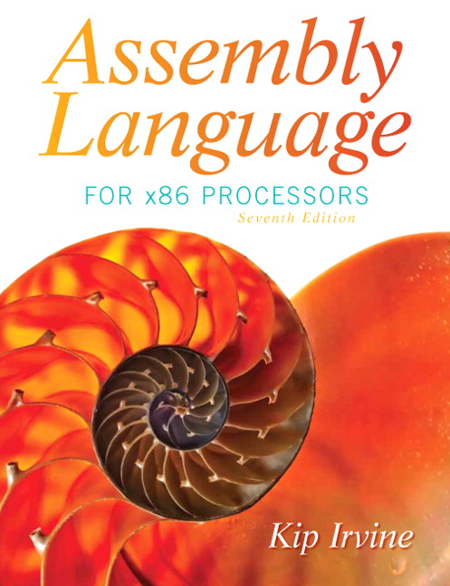 Assembly Language for X86 Processors 7Th Edition  by Kip Irvine 