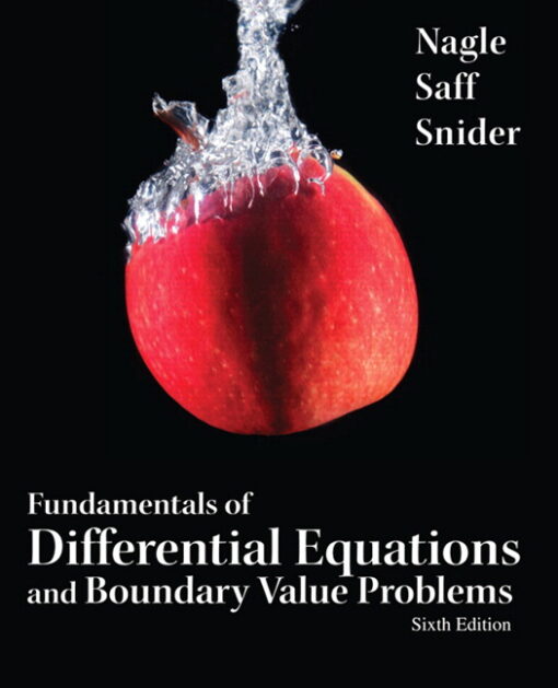 Solution Manual for Fundamentals of Differential Equations and Boundary